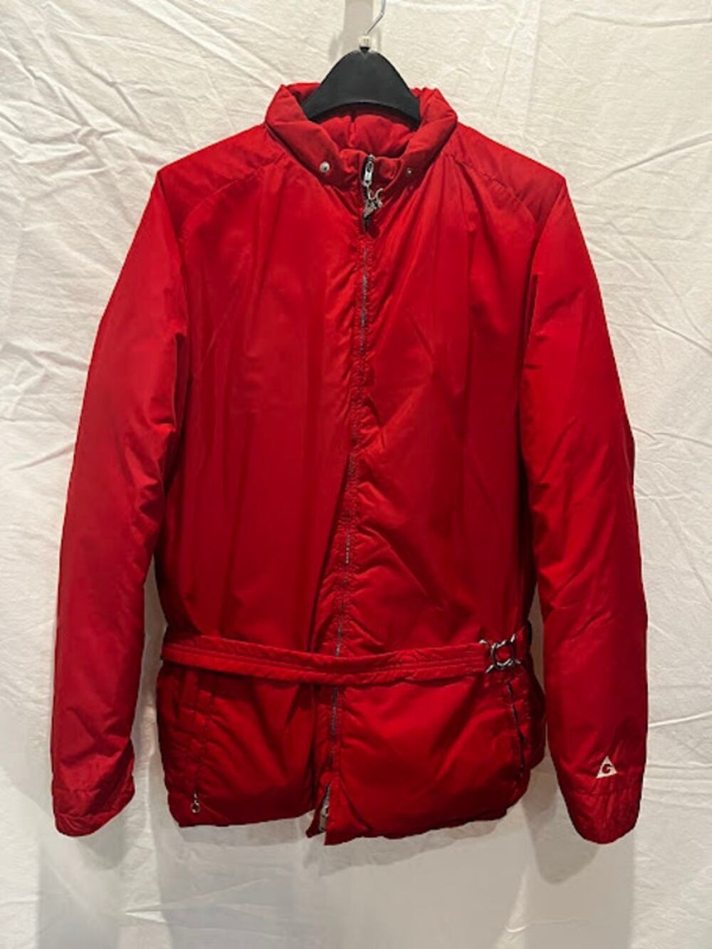 VTG Gerry Jacket Mens Full Zip Ski Down Jacket Hidden Hood 70s Sz M